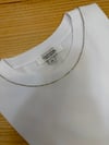 K4421 CMMA TAŞ YAKA DETAYLI BEYAZ T-SHIRT