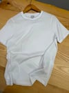 K4421 CMMA TAŞ YAKA DETAYLI BEYAZ T-SHIRT
