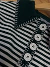 K4422 OLIVER B. YAKA DETAYLI ÖRME UZUN KOL T-SHIRT