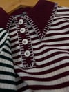 K4422 OLIVER B. YAKA DETAYLI ÖRME UZUN KOL T-SHIRT