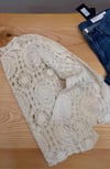 K4435 ONE SIZE KROŞE KREM BLUZ