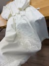 K4440 TONATON NAKIŞLI EKRU MAXİ ELBİSE