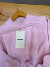 K4445 TONATON NAKIŞLI PEMBE YIKAMALI SWEAT