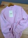 K4445 TONATON NAKIŞLI PEMBE YIKAMALI SWEAT
