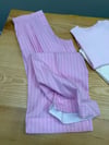 K4447 ÇİZGİLİ PEMBE POPLİN PANTOLON