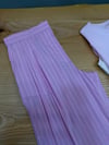 K4447 ÇİZGİLİ PEMBE POPLİN PANTOLON