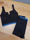 K4465 MAVİ ŞERİTLİ HAKİ SPOR BRA