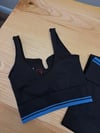 K4465 MAVİ ŞERİTLİ HAKİ SPOR BRA