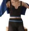 K4465 MAVİ ŞERİTLİ HAKİ SPOR BRA
