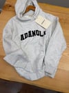 K4466 KAPÜŞONLU BASKILI GRİ OVERSIZE SWEAT
