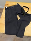 K4473 G.S LOW RİSE BAGGY SİYAH PANTOLON