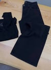 K4473 G.S LOW RİSE BAGGY SİYAH PANTOLON