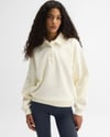 K4476 YAKALI OVERSIZE EKRU SWEAT