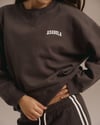 K4478 NAKIŞLI BİSİKLET YAKA SWEAT