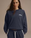 K4478 NAKIŞLI BİSİKLET YAKA SWEAT
