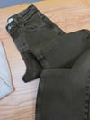 K4487 TPSHP YIKAMALI HAKİ BARREL JEAN