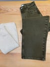 K4487 TPSHP YIKAMALI HAKİ BARREL JEAN