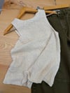 K4488 KOLSUZ TRİKO KREM BLUZ