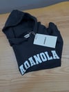 K4509 BASKILI KAPÜŞONLU OVERSIZE ANTRASİT SWEAT