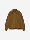 K4533 ARKT YARIM FERMUARLI YAĞ YEŞİLİ SWEAT