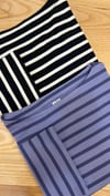 K4535 ARKT KAYIK YAKA ÇİZGİLİ UZUN KOL T-SHIRT