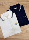 K4541 POLO YAKA NAKIŞLI T-SHIRT