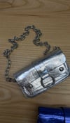 K4574 Z.V METALİK DERİ ÇANTA