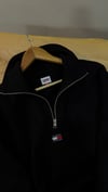 K4582 TM YARIM FERMUARLI SİYAH SWEAT