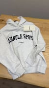 K4607 KAPÜŞONLU  NAKIŞLI ŞARDONSUZ SWEAT 