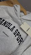 K4607 KAPÜŞONLU  NAKIŞLI ŞARDONSUZ SWEAT 