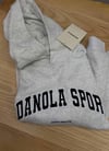 K4607 KAPÜŞONLU  NAKIŞLI ŞARDONSUZ SWEAT 