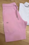 K4632  E.PARK FİYONK DETAYLI ŞEHİR BOY PEMBE SWEAT ŞORT 