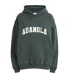 K4641 BASKILI KAPÜŞONLU OVERSIZE ÇAĞLA YEŞİLİ SWEAT