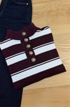 K4657 MİNT V. MÜRDÜM ŞERİT GOLD DÜĞMELİ SWEAT
