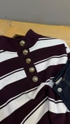 K4657 MİNT V. MÜRDÜM ŞERİT GOLD DÜĞMELİ SWEAT