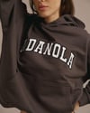K4662 KAPÜŞONLU KAHVERENGİ OVERSIZE SWEAT