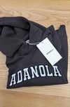 K4662 KAPÜŞONLU KAHVERENGİ OVERSIZE SWEAT