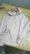 K4682 ARKT YARIM FERMUARLI PUDRA SWEAT
