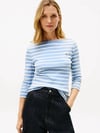 K4692 TM KAYIK YAKA  1/3 KOL T-SHIRT