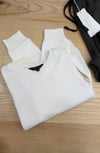 K4693 A.X NAKIŞLI KREM SWEAT
