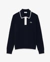 K4706 LCR POLO YAKA MERSERİZE KAZAK