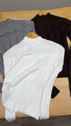 K4707 DİK YAKA İNCE TRİKO KAZAK