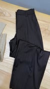 K4710 TONATON ÇİZGİLİ PİLELİ ACI KAHVE KUMAŞ PANTOLON
