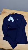K4715 LCT SLİM FİT LACİVERT UZUN KOL T-SHIRT