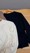 K4716 M.S BİSİKLET YAKA İNCE SWEAT