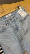 K4738 MDWL LOW RISE LOOSE TAŞ DETAYLI MAVİ JEAN