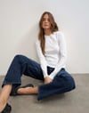 K4757 TPSHP BİSİKLET YAKA UZUN KOL BASİC T-SHIRT