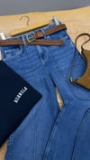 K4770 M&S ÖNDEN DİKİŞLİ MAVİ WİDE JEAN