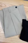 K4784 PİLELİ TOK BEJ PANTOLON