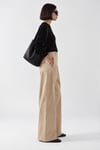 K4784 PİLELİ TOK BEJ PANTOLON